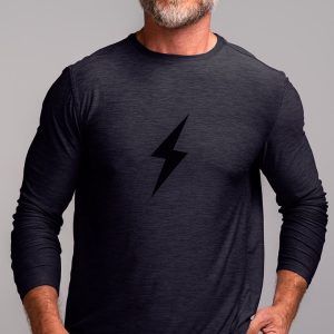 SuperSoft BOLT Long Sleeve Shirt - Charcoal