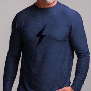 SuperSoft BOLT Long Sleeve Shirt - Navy