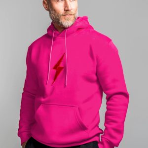 BOLT Hoodie - Pink/Red Bolt