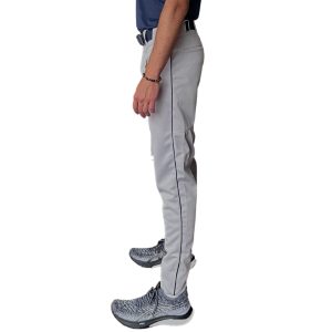 Premium Pro Baseball Pant w/ Piping - Grey/Navy