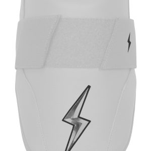 BRUCE BOLT Chrome Series Elbow Guard - WHITE
