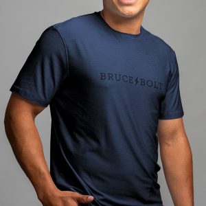 SuperSoft BRUCE BOLT Short Sleeve Shirt - Navy