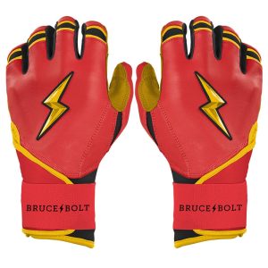 Creator Series Long Cuff Batting Gloves - Griffin Red