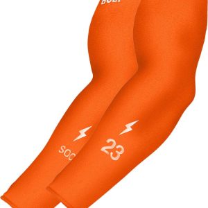 Personalized BRUCE BOLT Graduated Compression Premium Arm Sleeve - ORANGE