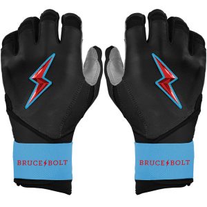 Bear Series Long Cuff Batting Gloves - Miami Black