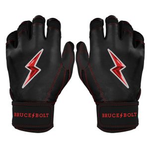 Bear Series Short Cuff Batting Gloves - Black
