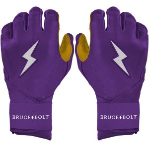 PREMIUM PRO Long Cuff Batting Gloves - Purple